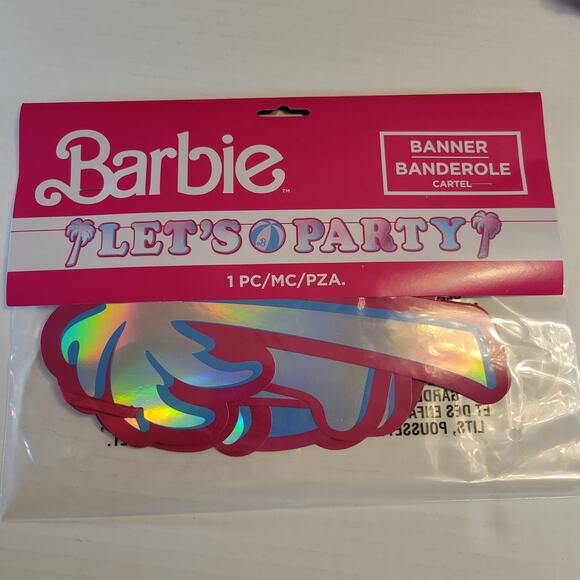 Barbie Party Supply Decorations Banner Balloons Cups Napkins Headbands Huge Lot - Picture 14 of 16